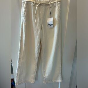 Girls Beige Jeans